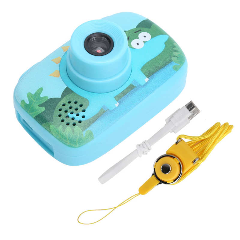 T2 Hd 1080P 2in Ips Screen Kids Digitale Camera Speelgoed Video Camera Abs Kinderen: Blauw