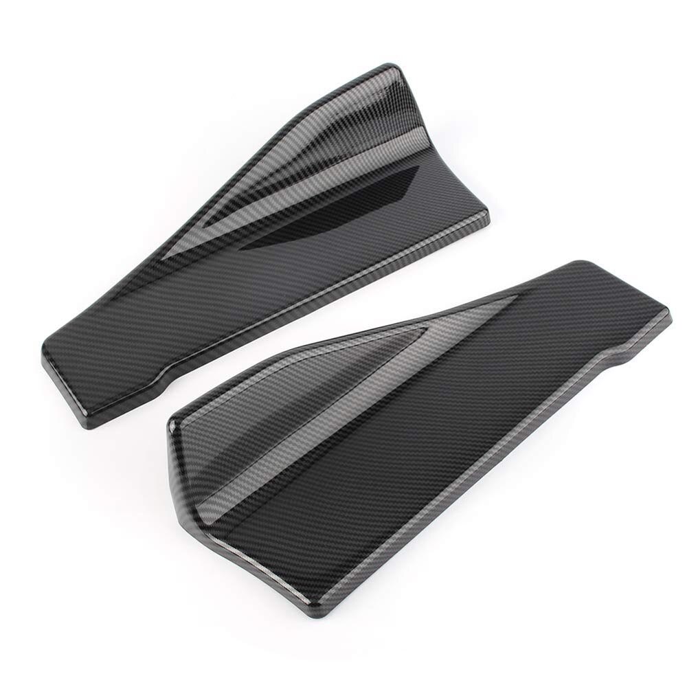 Bil stötfångare spoiler bakläpp sidokjol förlängning splitter winglet wing kit
