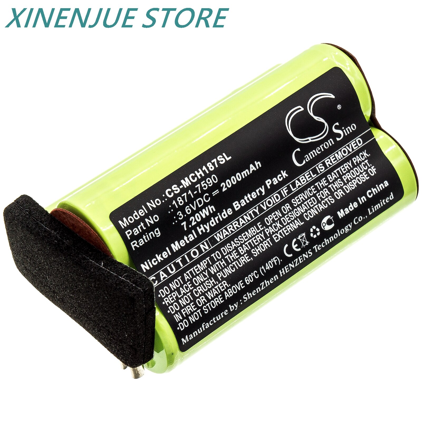 Batterie pour tondeuse électrique 3.6V/2000mAh 1871-7590, pour Moser ChromStyle 1871,Super sans fil 1872, Wella Academy ChromStyle