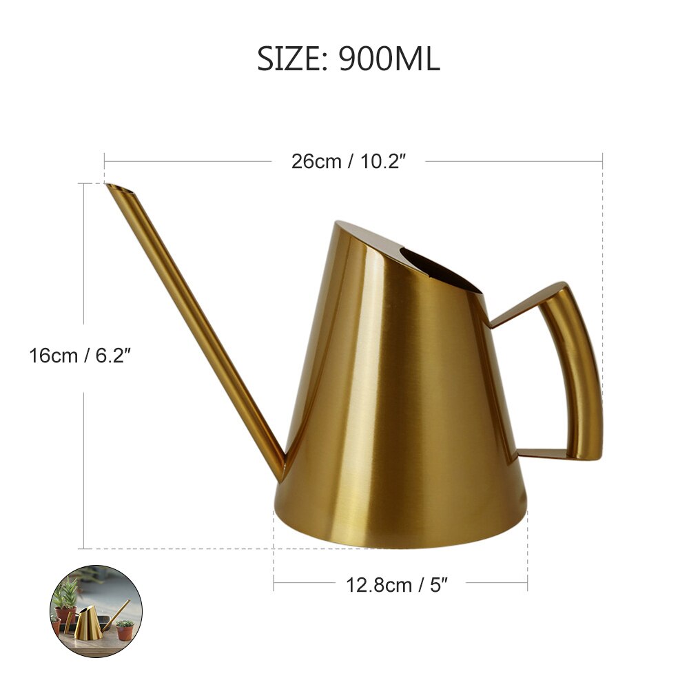 400/900Ml Rvs Lange Neus Gieter Gieter Gieter Waterkoker Kleine Gieter Tuingereedschap Creatieve