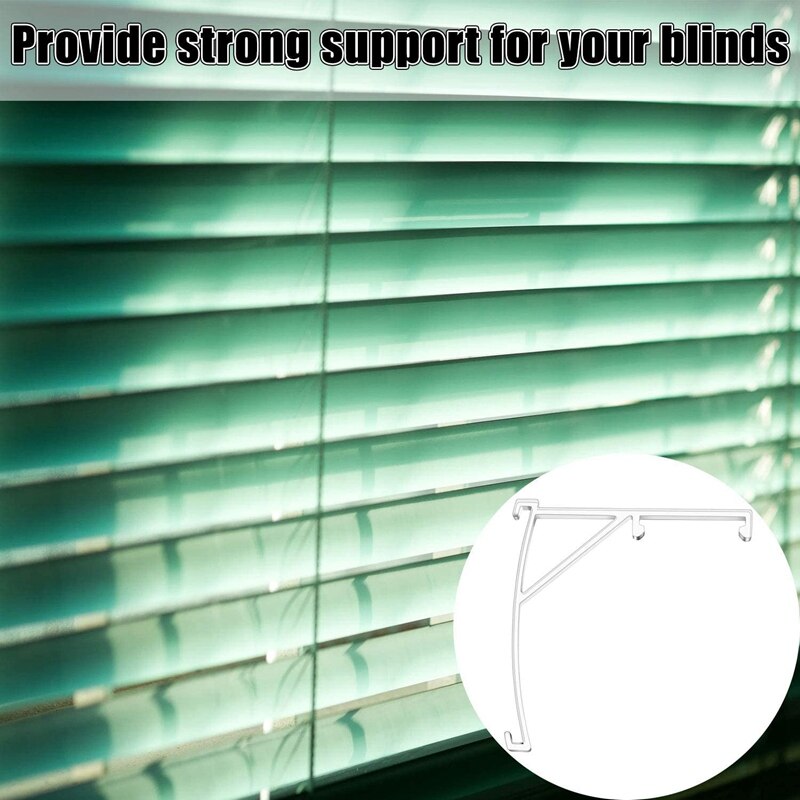 Valance Clips Plastic Vertical Blinds Brackets 3.5 Inch Vertical Blinds Clear For Blinds Parts Accessory Components