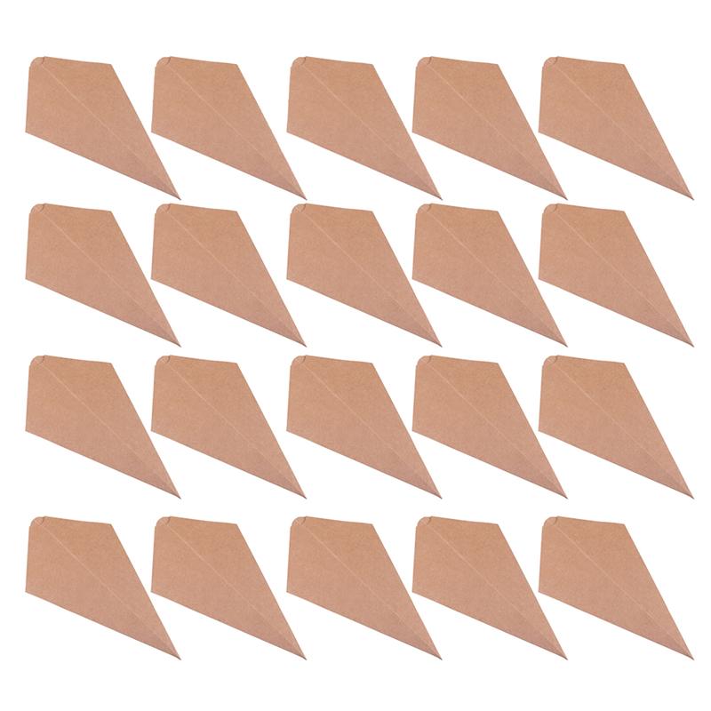 20 Pcs Portable Storage Box Kraft Paper Packing Box Biscuit Wrapping Box