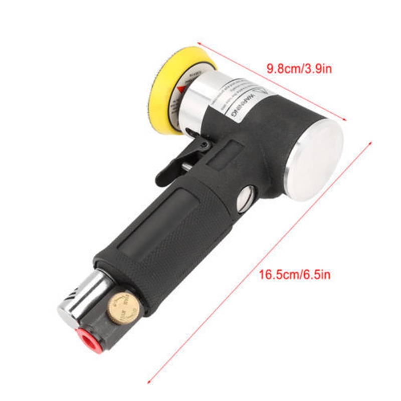 N0HB 2 /3 Inch Air Angle Sander 16000rpm 90° Pneumatic Polishing Machine 1Set Handheld Pneumatic Right Angle Pistols Grip Die