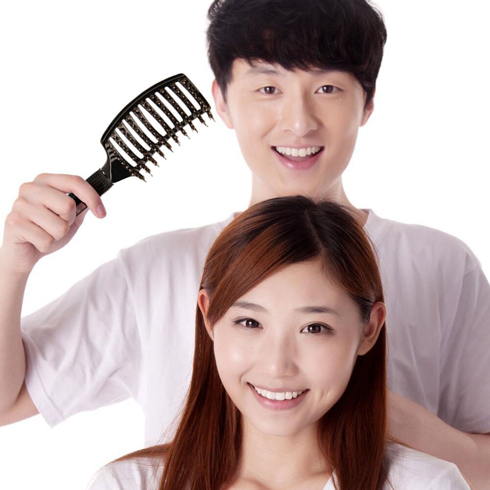 Multifunktions Gebogene bilden Haar Kamm Profi Friseur Massage Kamm Pinsel