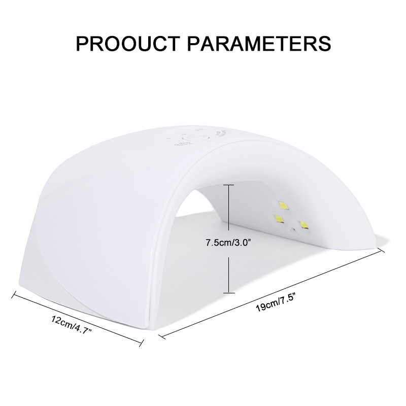 Rosalind 36w uv led lampe søm usb stik uv lys til gel negle ultraviolet uv led tør lampe