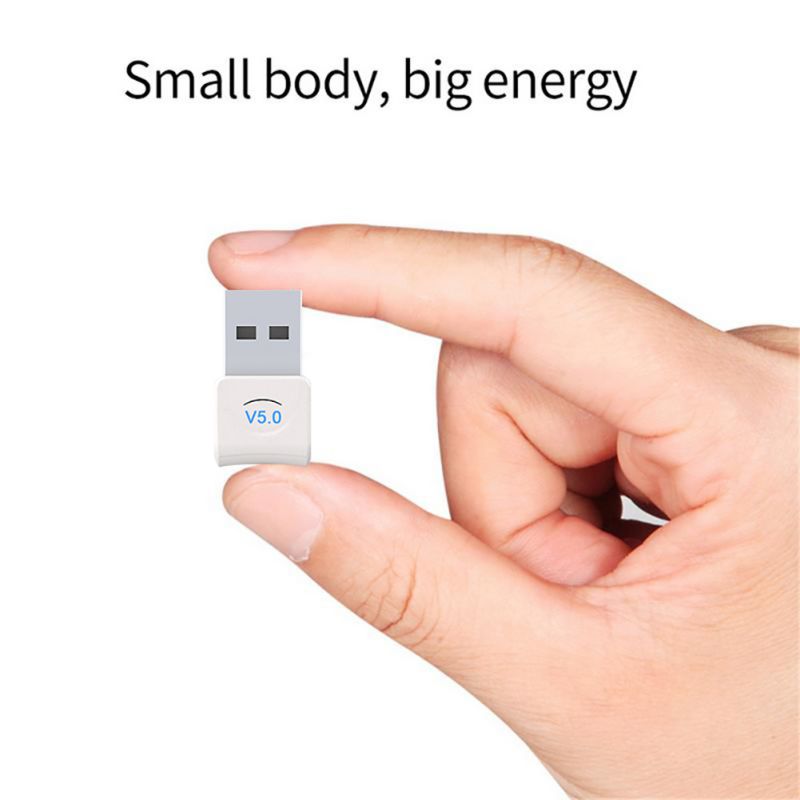 USB V5.0 Bluetooth Wireless Adapter Receiver Mini USB Bluetooth Dongle 5.0 Receiver for Computer PC