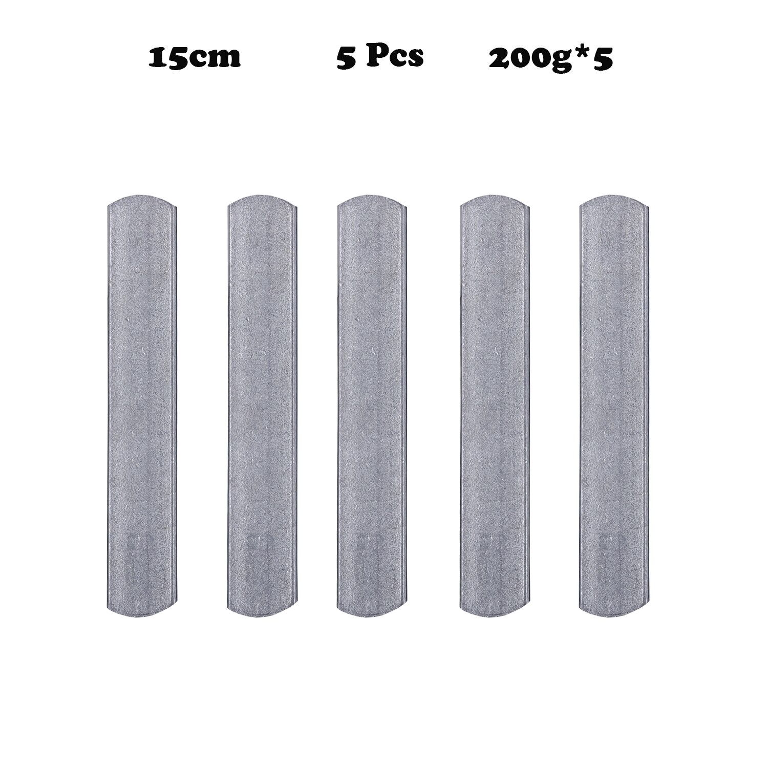 Weight Steel Plates Adjustable Strength Training for Weighted Vest Leg Ankle Weights 12-25cm Length Workout Fitness Accessories: 15cm 5pcs