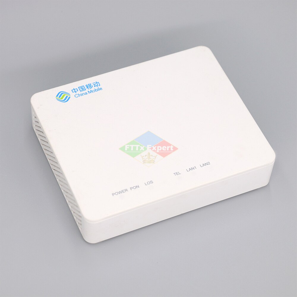 GPON ONU ZXHN ZTE F603 , 2 lan + 1 protocole SIP vocal, interface anglaise originale avec mobile chinois, nouveauté 100%