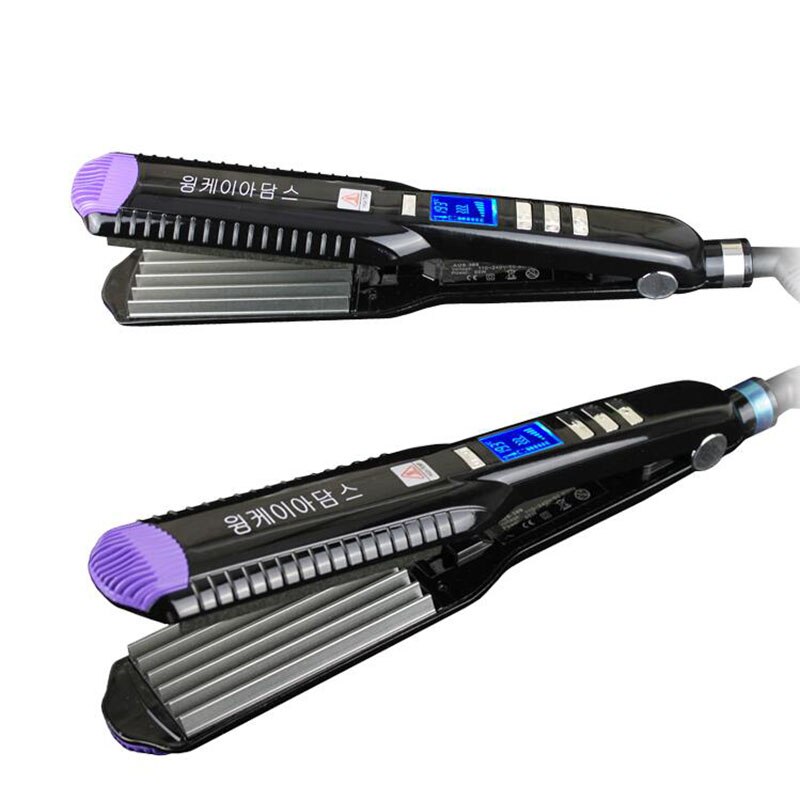 Hair Straightener Not hurt hair Corn plywood corn to be hair LCD display planchas hair iron styli