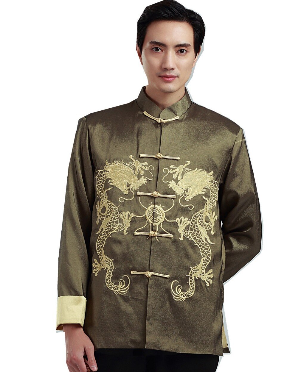 Shanghai Geschichte chinesischen Jacke für männer chinesische traditionelle kleidung drachen Shirt Chinesisch traditionell Drache jacke Mann