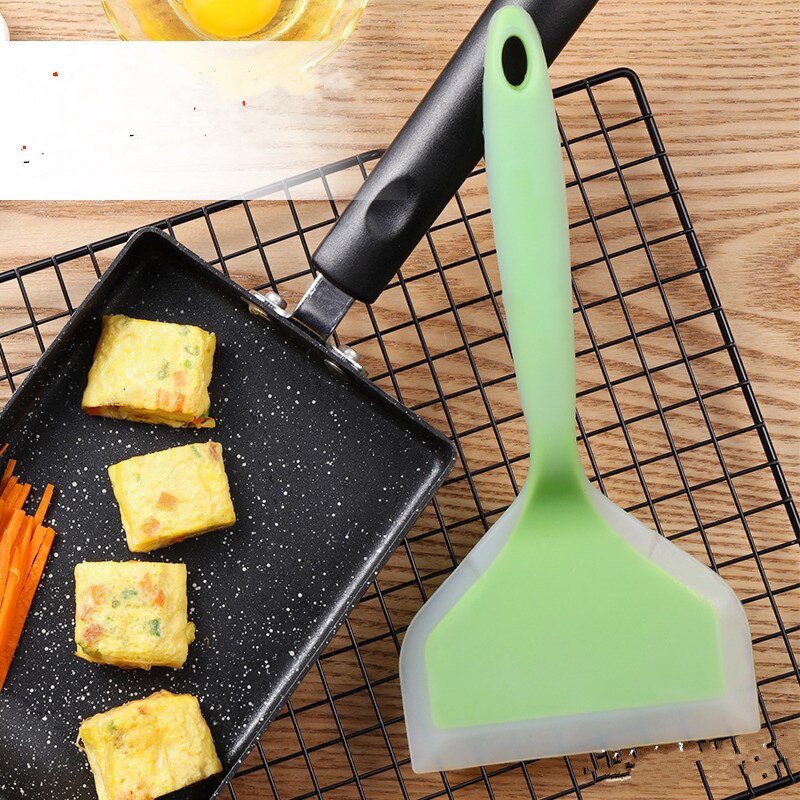 Espátula de silicona de alimentaria, espátula ancha para carne, huevos, cocina, espátula para Pizza, cuchara para mantequilla, pasteles, espátula, herramientas