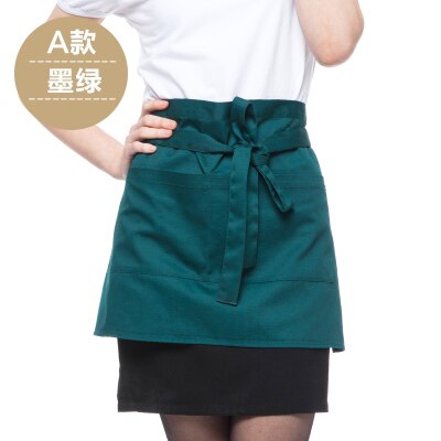 Delantal de Chef medio para restaurante, novedad de verano de , delantal de trabajo para cajero, Catering, uniformes de cocinero,