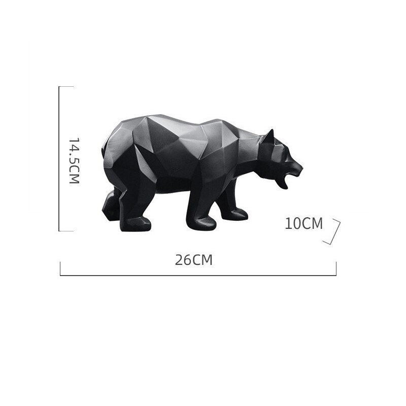 Sculptuur Beer Standbeeld Hars Home Decor Beren Standbeelden Dier Nordic Beeldje Ornamenten Home Decoratie Accessoires Moderne