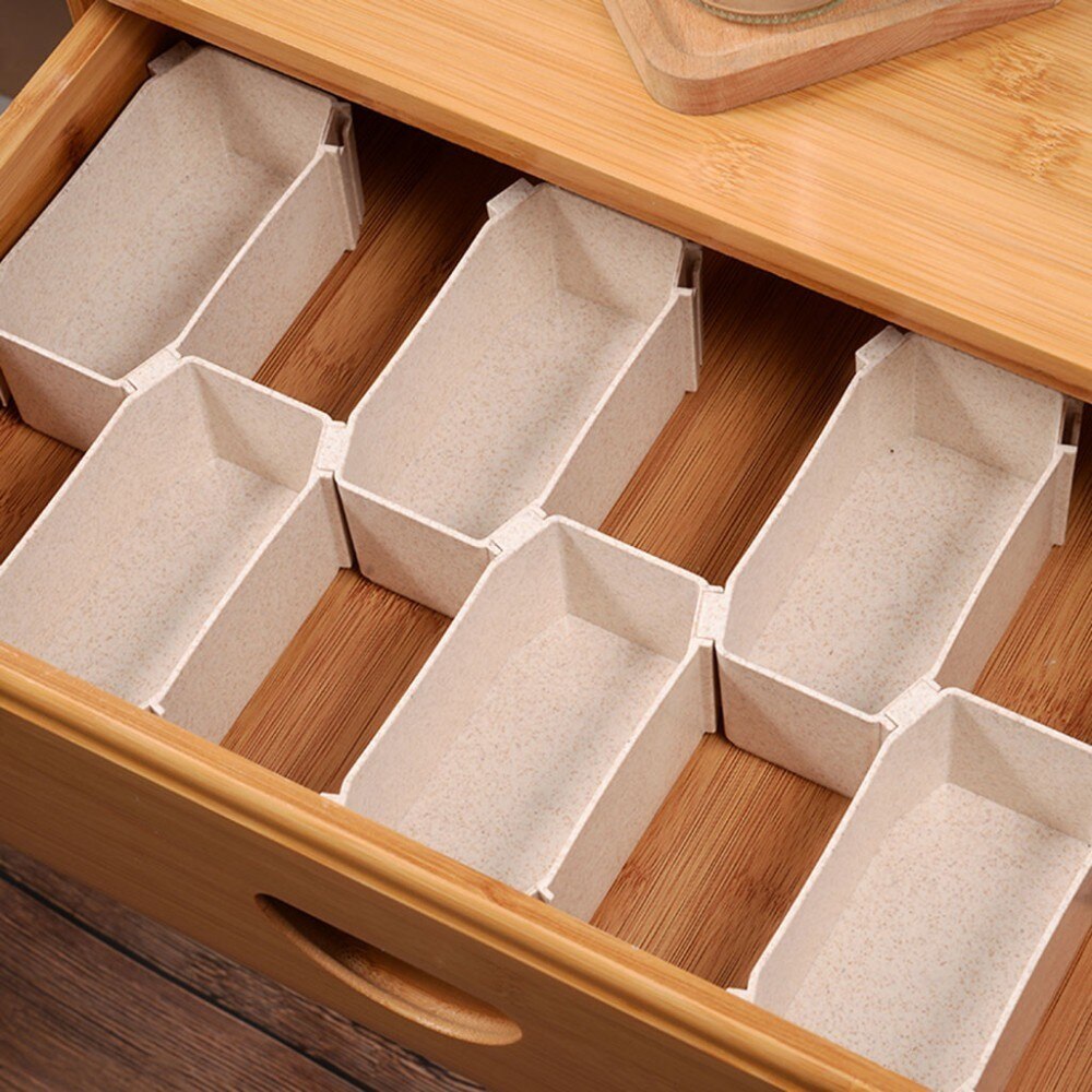 Honeycomb Drawer Storage Rack Compartment Socks Underwear Split Box Wardrobe Partition Cabinet Plastic Compartment Partition