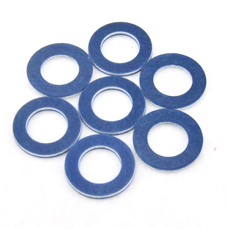 Set/10 Engine Oil Drain Plug Seal Washer Gasket Rings 90430-12031 Fit For TOYOTA