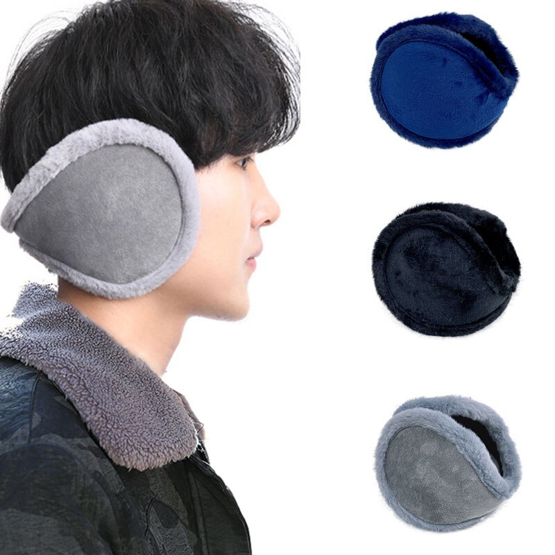 Thicken Fur Earmuffs Men Women Ear Cover Winter Plush Warmer Ear Muff Soft Protector Ear Mask Outdoor Windproof Ear Warmers