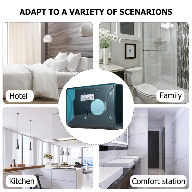 Toiletpapier dispenser, wandmontage toiletpapier houder, tissue doos