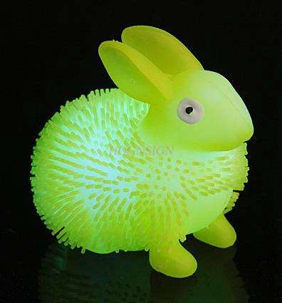 glowing flashing fur ball toy decompression toy Glowing Flashing Fur Ball Bunny Tidy Venting Children's Toys