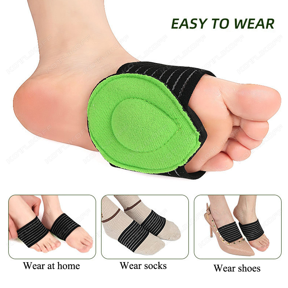 Pain Arch Foot Care Pads For Shoes Shocking Flat Feet Arch Support Plantar Fasciitis Heel Pain Aid Sports Cushioned Accessories