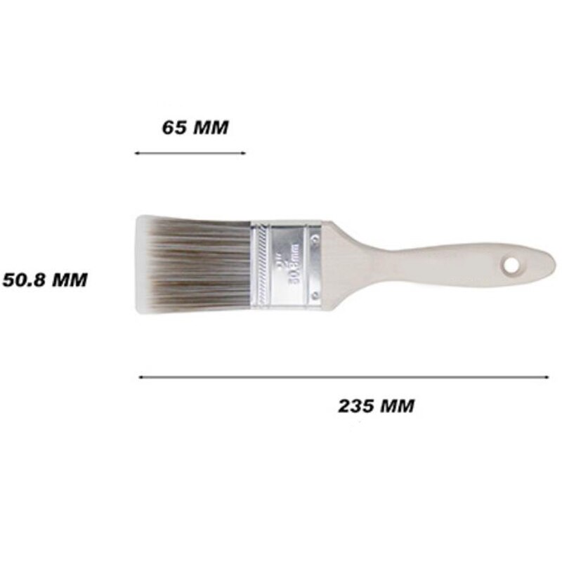 5-- delige verfkwastenset compleet, klein hulpstuk schuin mondoliekwast, speciaal kwastje voor decoratie