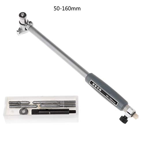 50-160mm Inner Diameter Gauge Measuring Rod + Probe Accessories Inner 10-18mm 18-35mm 35-50mm 10mm indicator Diameter Gauge Tool: 50-160mm