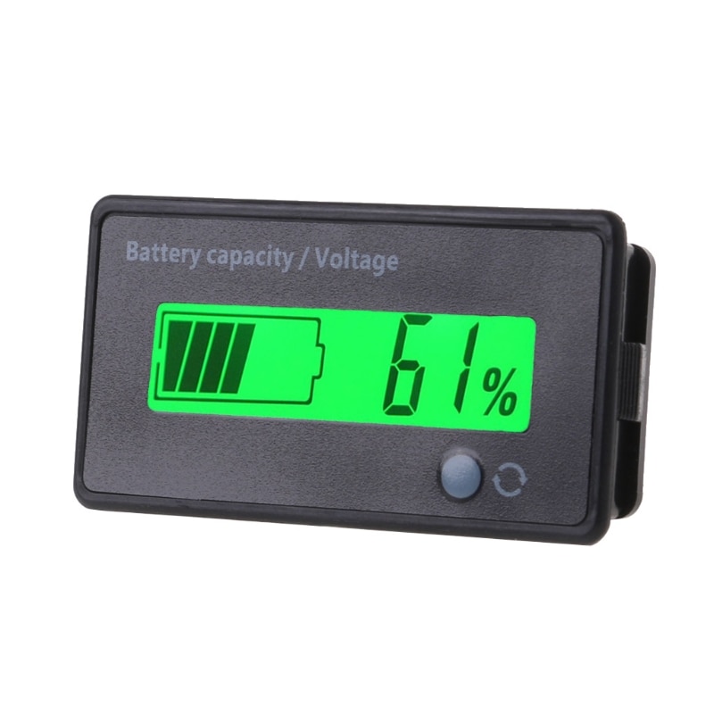 12v-84v bly-syre batterikapacitet indikator spændingsmåler voltmeter lcd-skærm