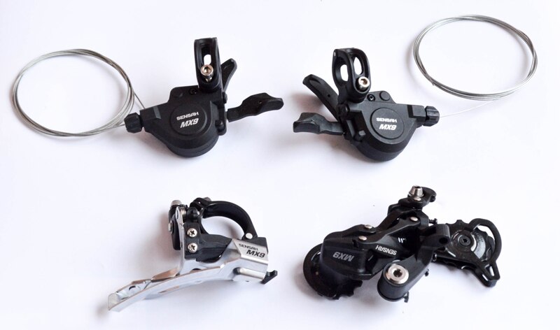 Bicycle Derailleur 3X9 speed mtb folding bike 27S Front Derailleur + Rear Derailleur + Trigger shifter Derailleur combination