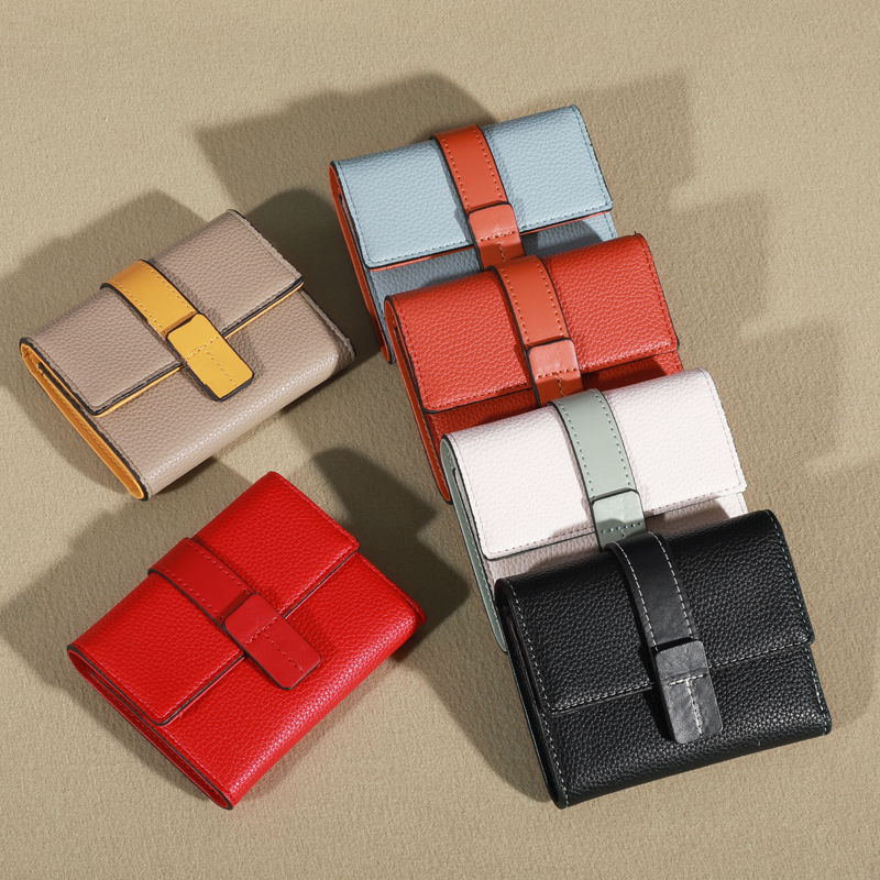 Original minimalistisk liten lommebok med stor kapasitet for kvinner