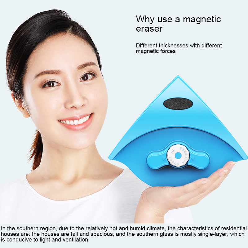 5-25MM Magnetic Window Cleaner Double Side Glass Washer Brush Window Wiper Clean Surface Home Bathroom Kitchen Cleaner Tool