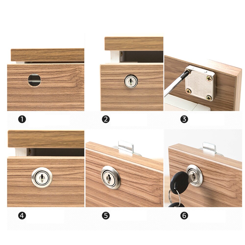 Hardware Cabinet Locks Desk File Cabinet Lock Zinc Alloy