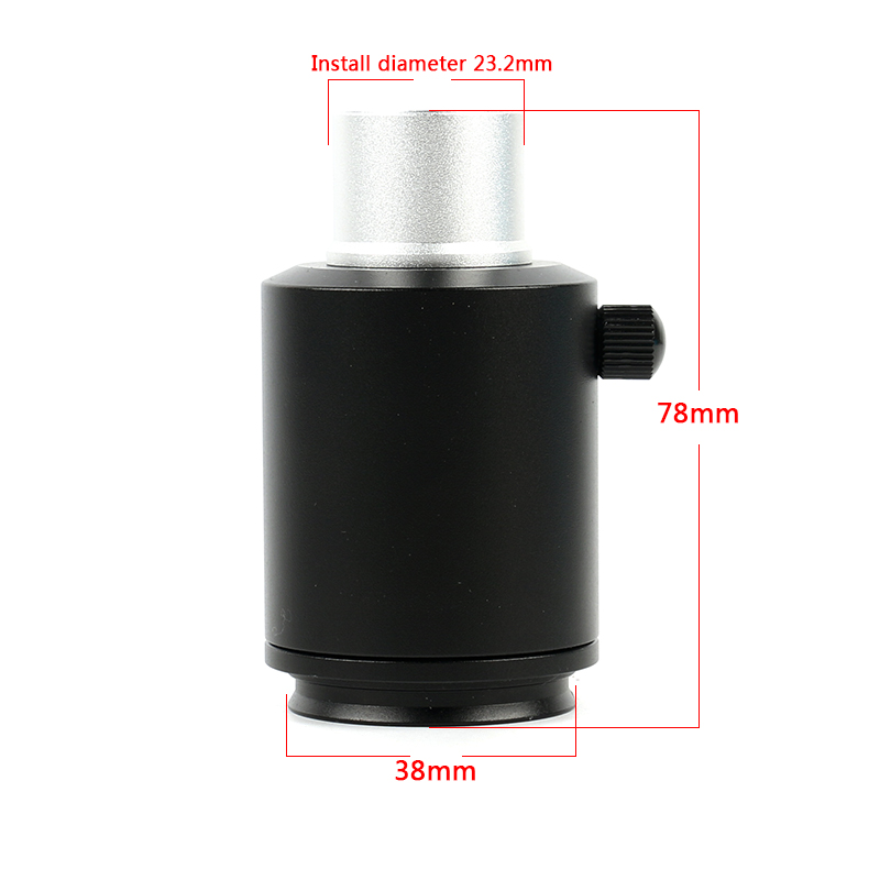 C-Mount Adapter Für Olympus Mikroskop (0,5X - Variable Brennweite