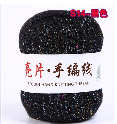 Paillettes de soie brillante 50g/boule, Angola, sentiments amoureux, fil de laine Mohair fin en peluche, laine Fine, crocheté à la main, matériaux de tricotage: S14
