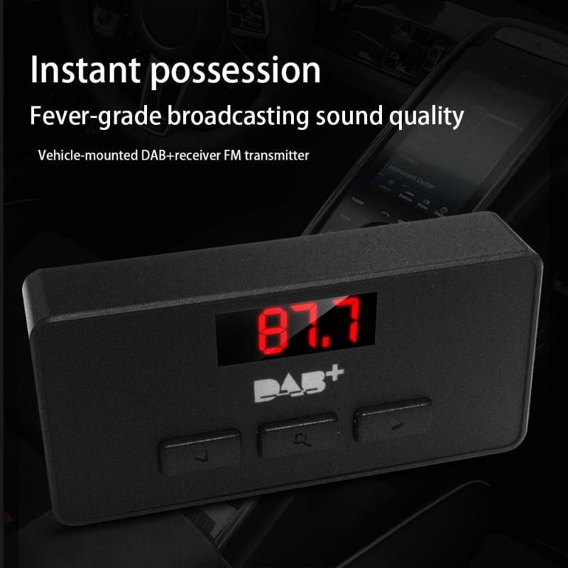 DAB/DAB + Digitale Box Radio Omroep Ontvanger FM Tuner voor Europese FM Radio Line Out FM Output Auto DVD Antenne Digitale Audio