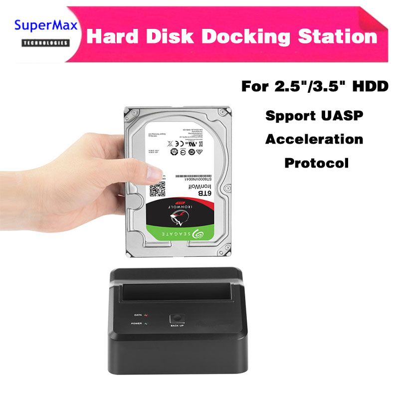 ONDERSTEUNING 12 tb USB3.0 HDD Behuizing 2.5/3.5 inch Serial SATA Multifunctionele Harde Schijf Houder Harde Schijf Doos Docking station
