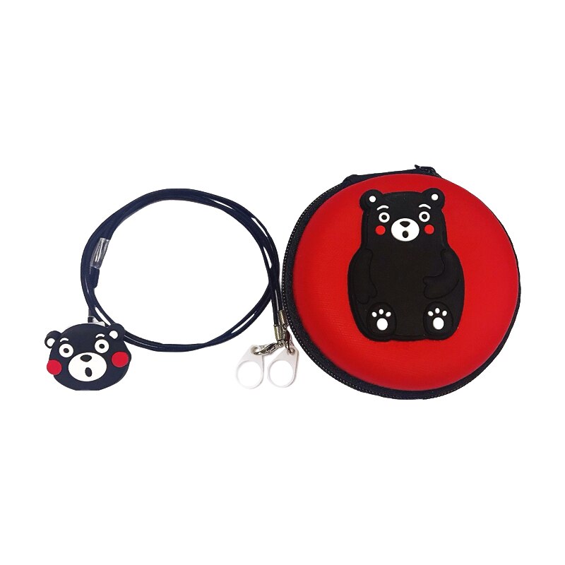 Kids BTE Hearing Aid Clip Safety Line Otoclip for Preventing Falling and Loss Binaural: bear 01