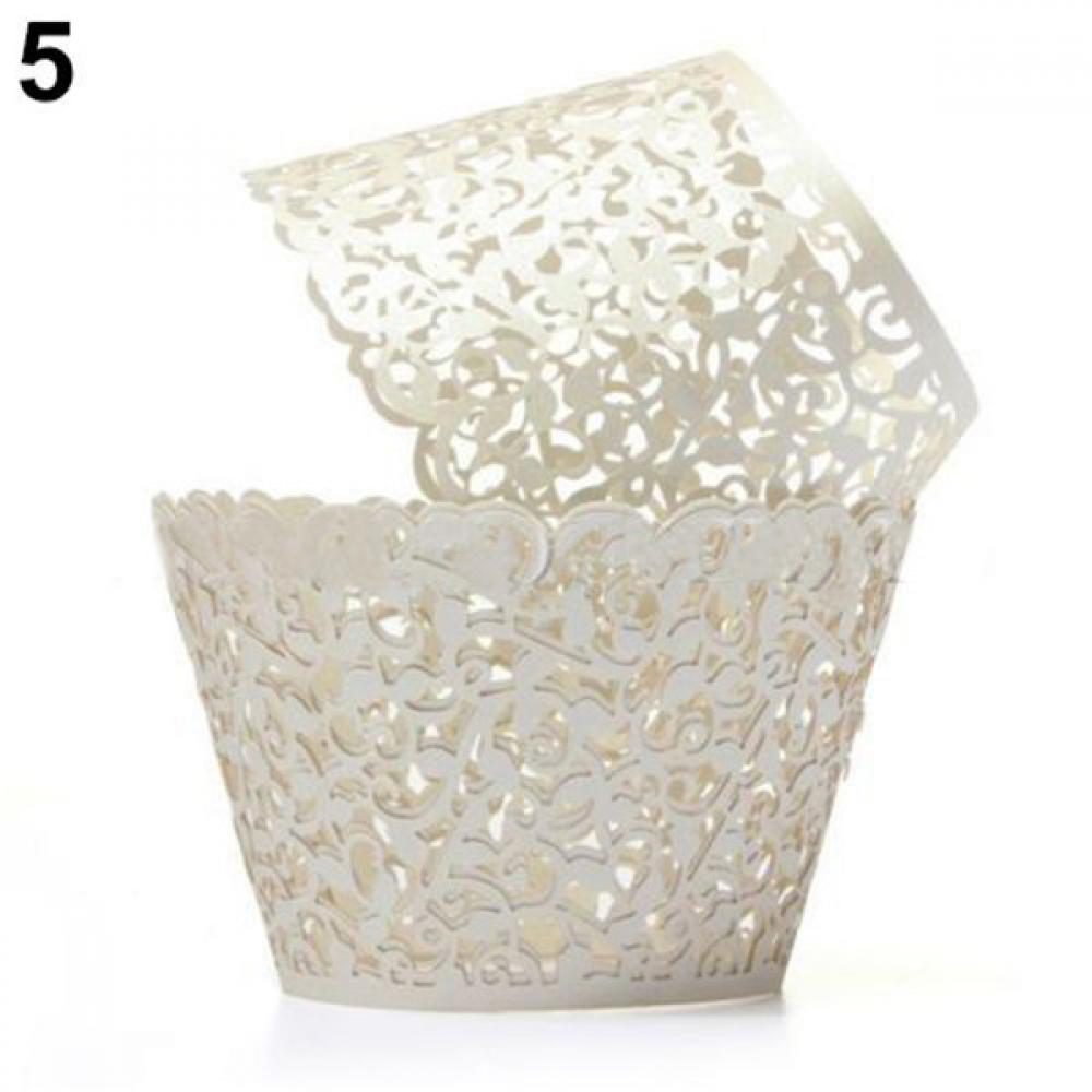 Cupcake Wrapper 600 stuks papieren vormpjes liner meerkleurige muffin bakvormen voor dessert bruiloft verjaardag party 3,2 x 5 x 6,8 cm