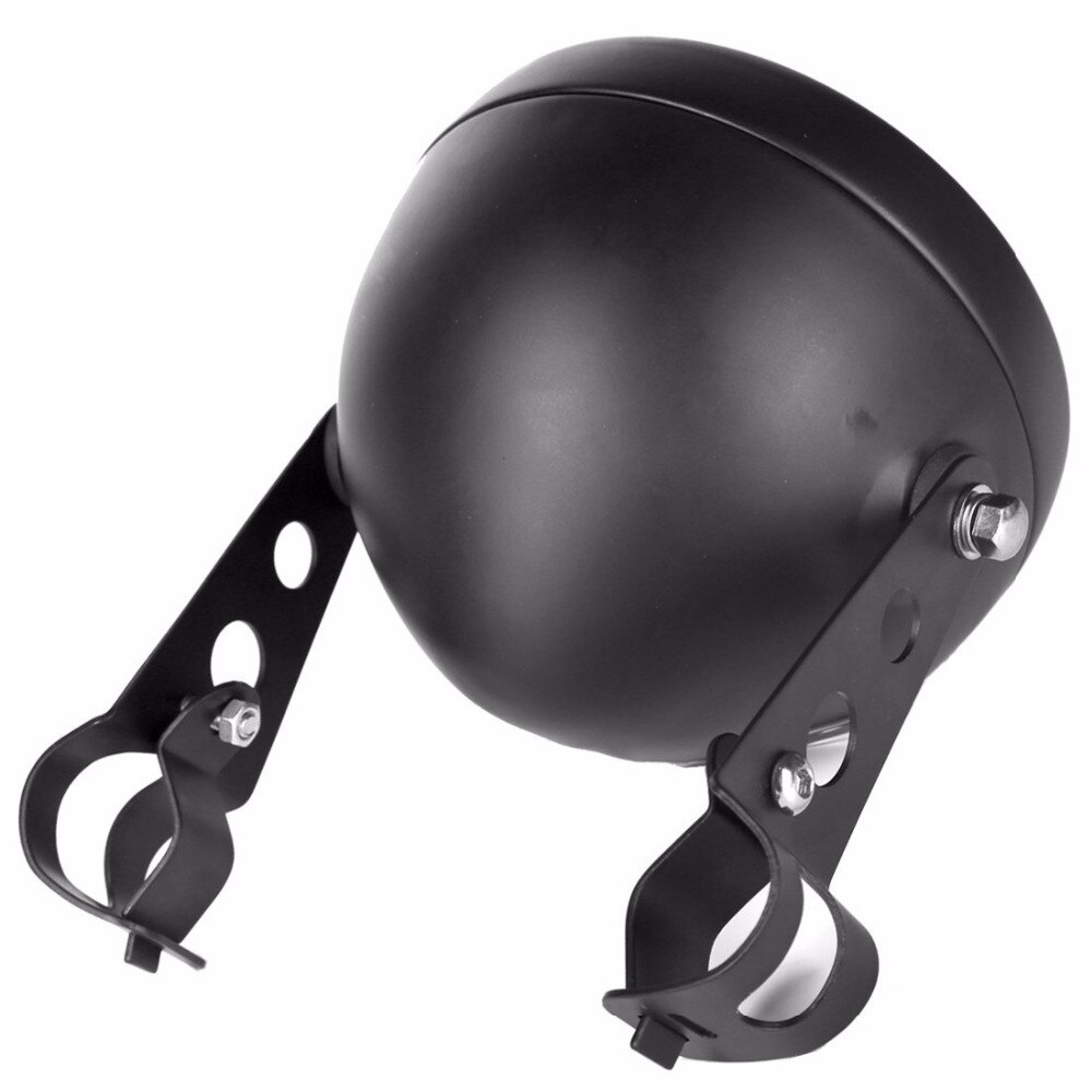 5-3/4 Inch LED Headlight Mounting Ring Bracket Adapter For Harley Accessories 5.75" Motorcycle Headlamp Housing: Black housing