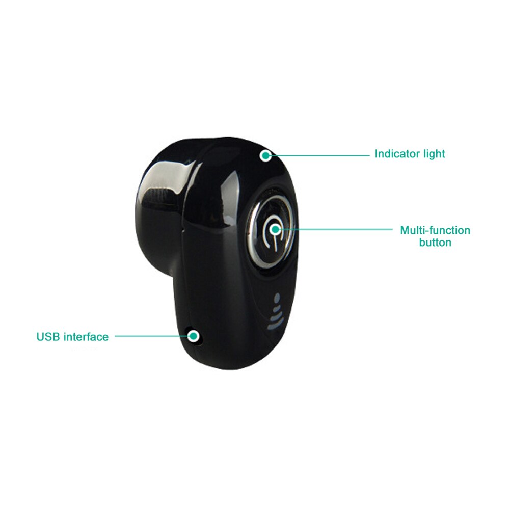 V4.1 S650 Mini Bluetooth Esportes Fone de Ouvido In-Ear Sem Fio Hands-Free Stereo Música Fones de Ouvido Fone de Ouvido Com Microfone Invisível