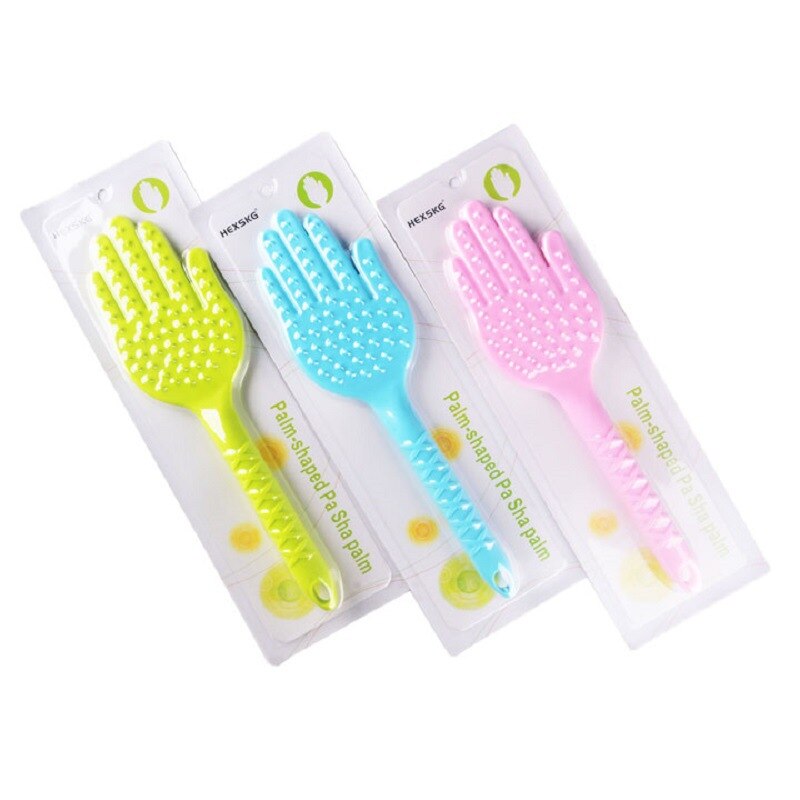 1pc Hand Shape Hammer Pat Stick Therapy Meridian Knock Acupoint Massager 3 Color Massage Tools