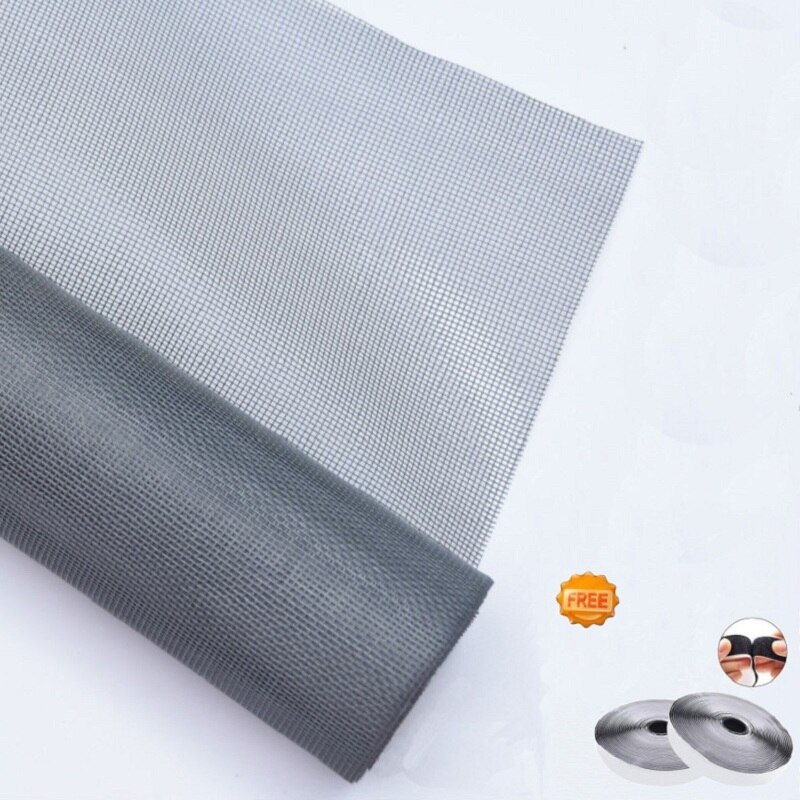 1 meter længde 20 x 20 masker nano flue myggenet net mesh til dørvindue, beskyt baby og familie mod insekter og insekter