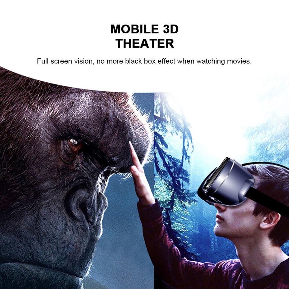 5 ~ 7 zoll VRG Profi 3D VR Gläser Virtuelle Realität Volle Bildschirm Visuelle Breit-Winkel VR Gläser Kasten für 5 zu 7 zoll Smartphone Brillen