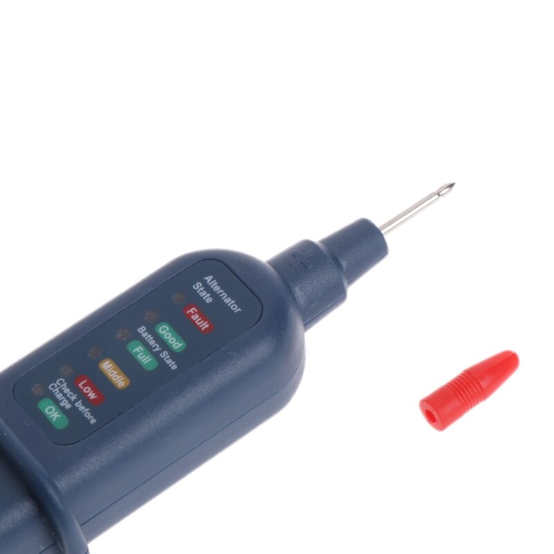 12V Digital Battery Auto Alternator Tester with 6 LED For Car Motorcycle Truck