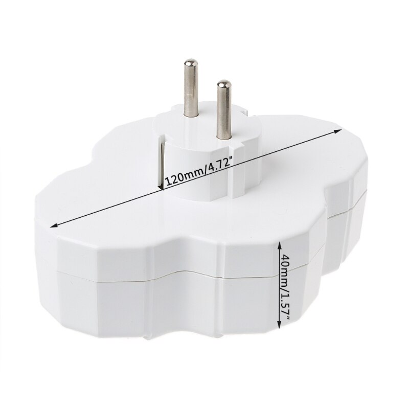 1pc 250V 16A European Standard Conversion Socket Romanian Spain France Conversion Adaptor Socket