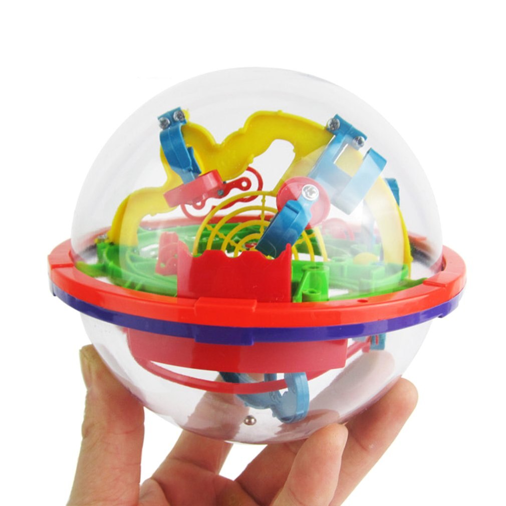 3D Magic Intelligentie Labyrint Bal Draagbare Ufo Kind Vroeg Leren Educatief Speelgoed 3D Magic Intellect Puzzel Bal: Default Title