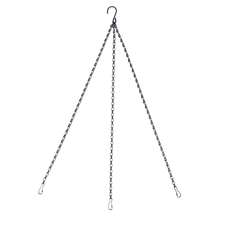 18 opakowanie wiszący łańcuch, ciężki obowiązek 50Cm wiszący kosz na kwiaty wymiana łańcucha-3 punkt roślina ogrodowa wieszak na