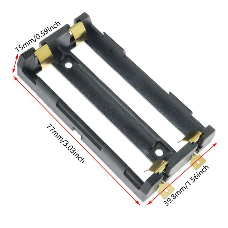 Diy 1x 2x 4x 18650 Series Batteries Holder Box Storage Case SMT SMD 18650 Holder
