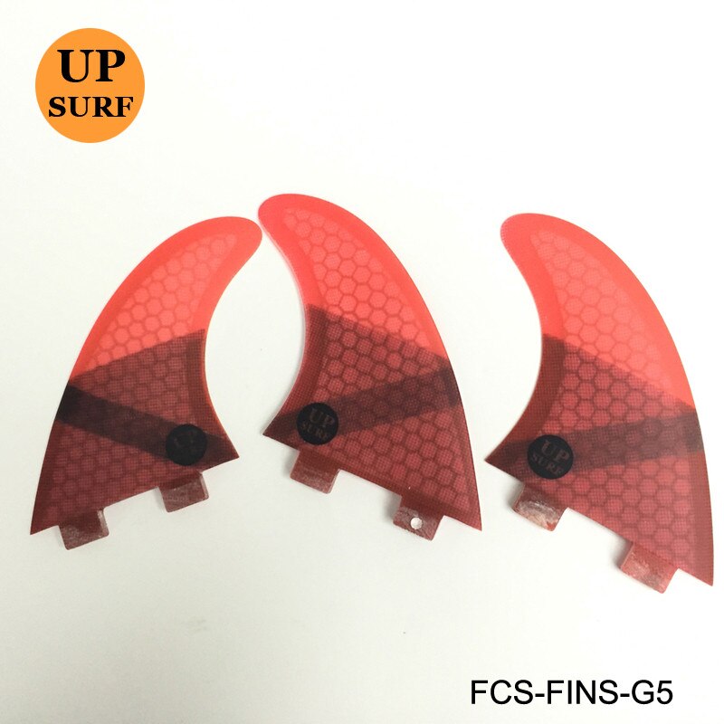 FCS G5 surf fins surf Board Surf Fins Fibreglass Surfboard fins fcs 1 M size thruster fin: Red