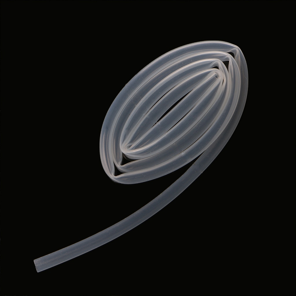 Tuyau Flexible en Silicone de alimentaire, diamètre intérieur 6mm x 8mm, diamètre extérieur 1m, Transparent
