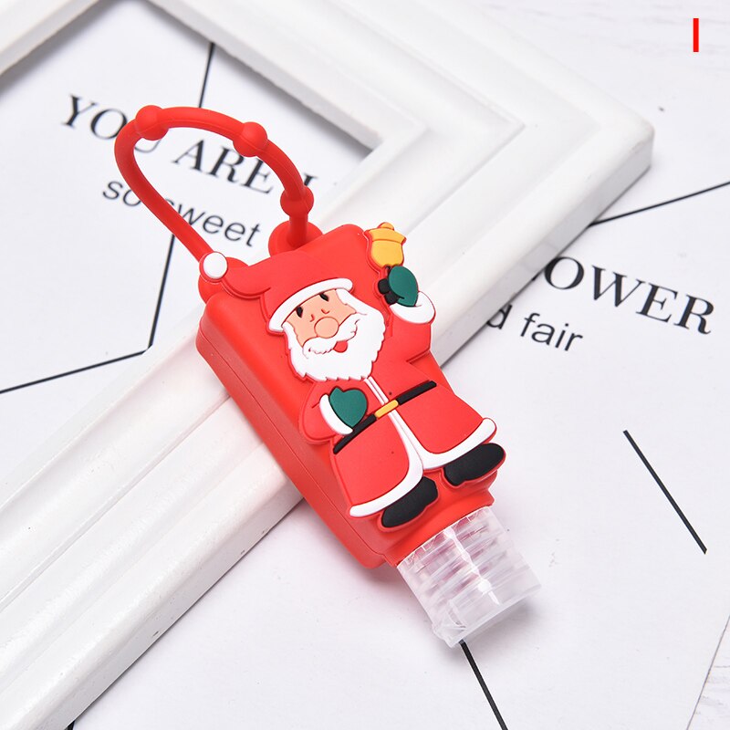 30ml mini jule søde julekarton håndsprit bruser lotion holder tom flaske: Jeg