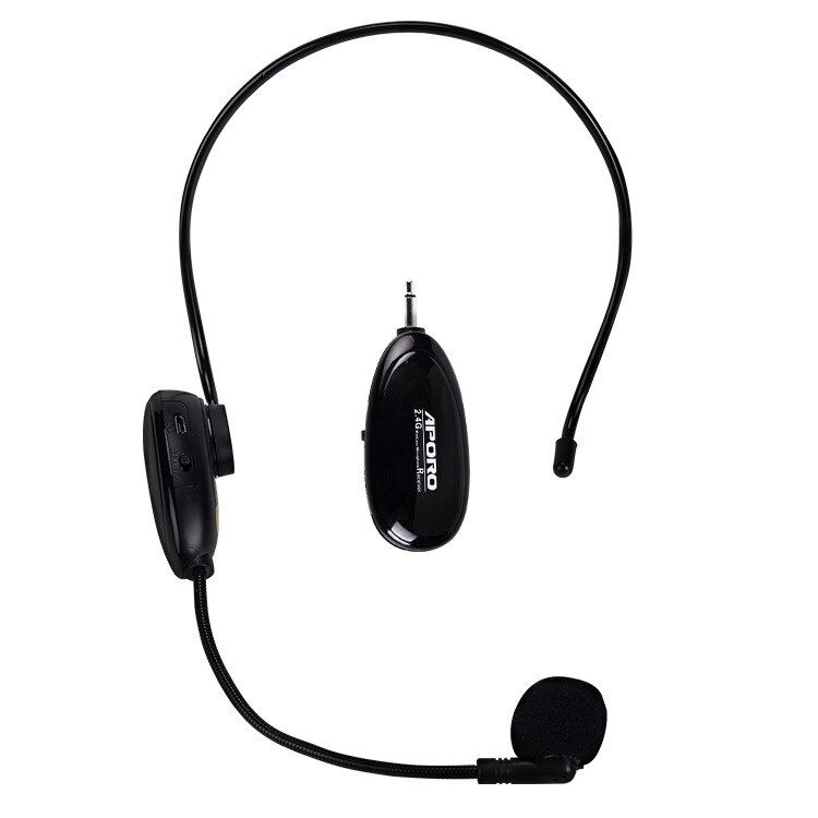 APORO Apollo 2,4G wireless bluetooth mikrofon headset headset verstärker mikrofon stange lautsprecher verstärker